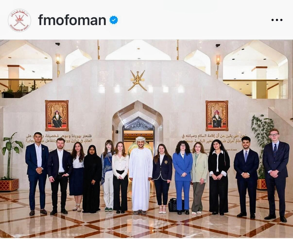 At the Foreign Ministry of Oman