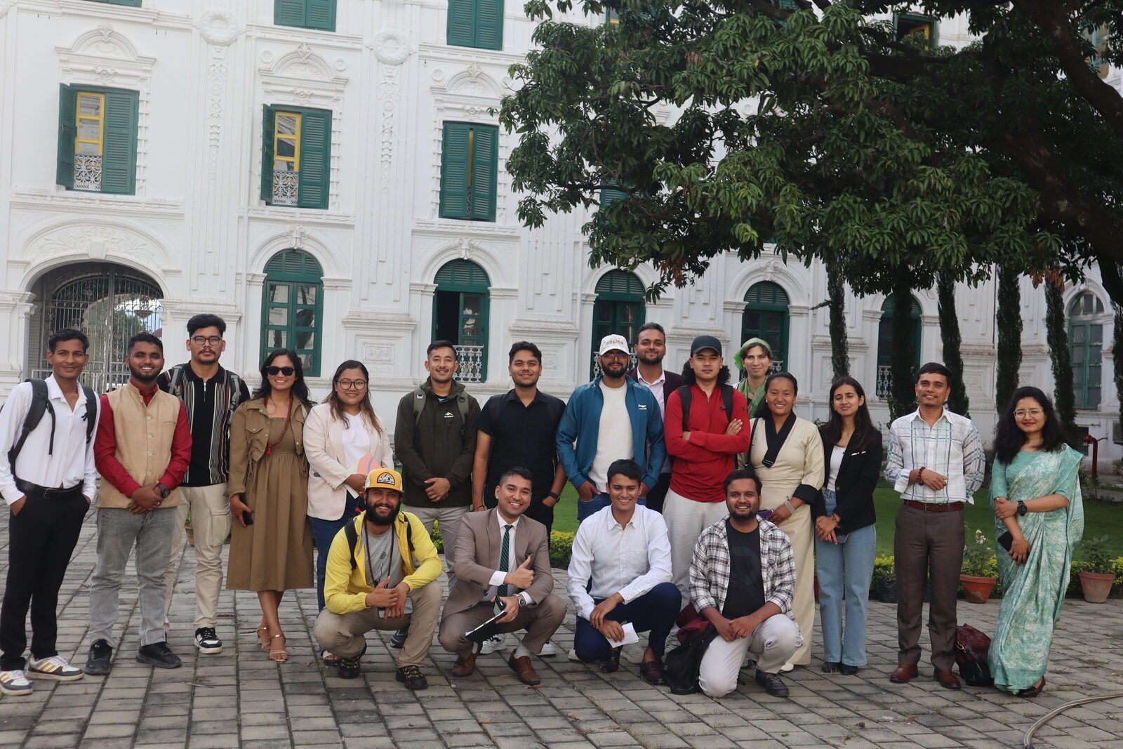 With tourism-industry leaders at the PM's Office